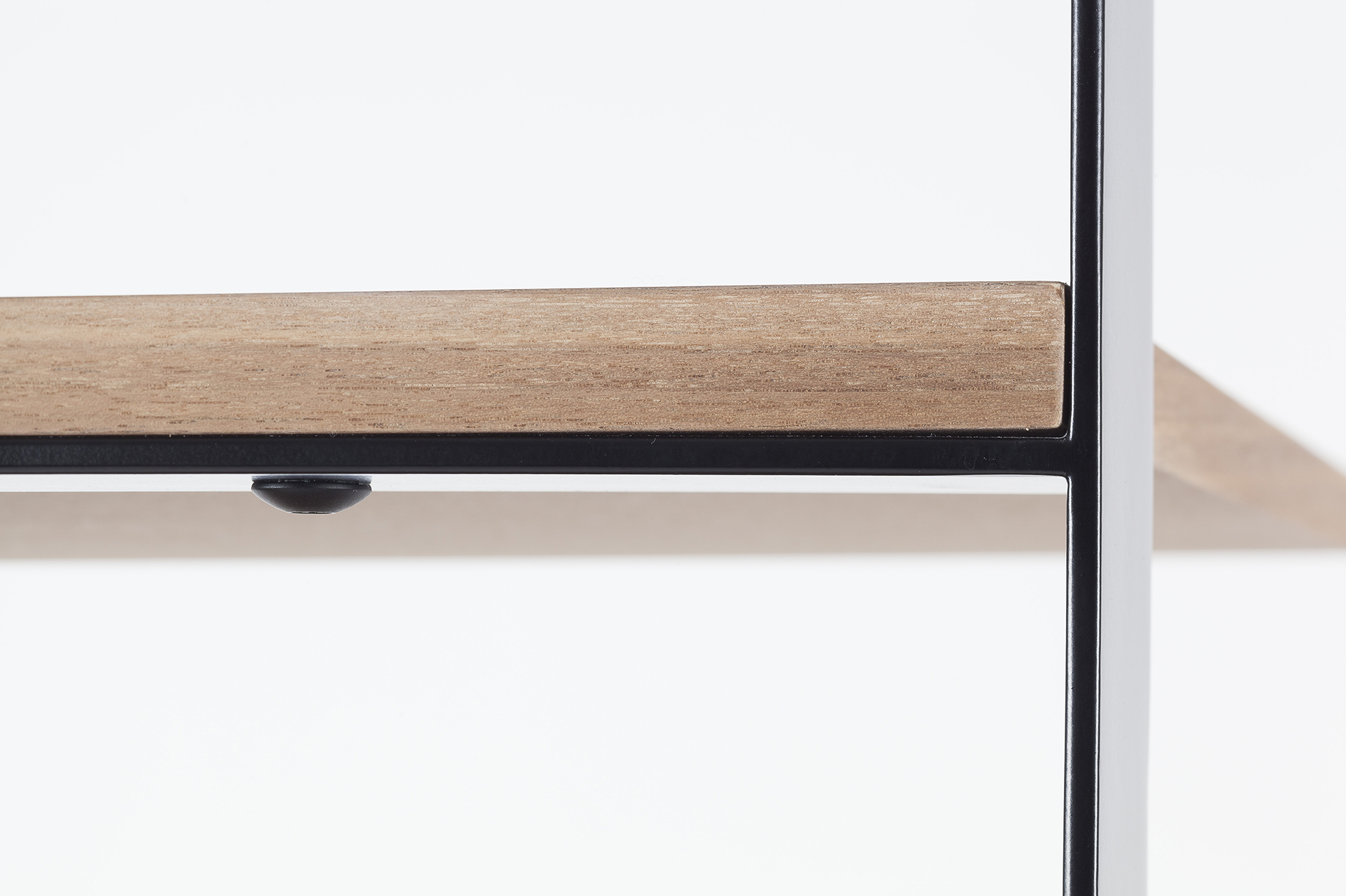 Etagère en bois et métal