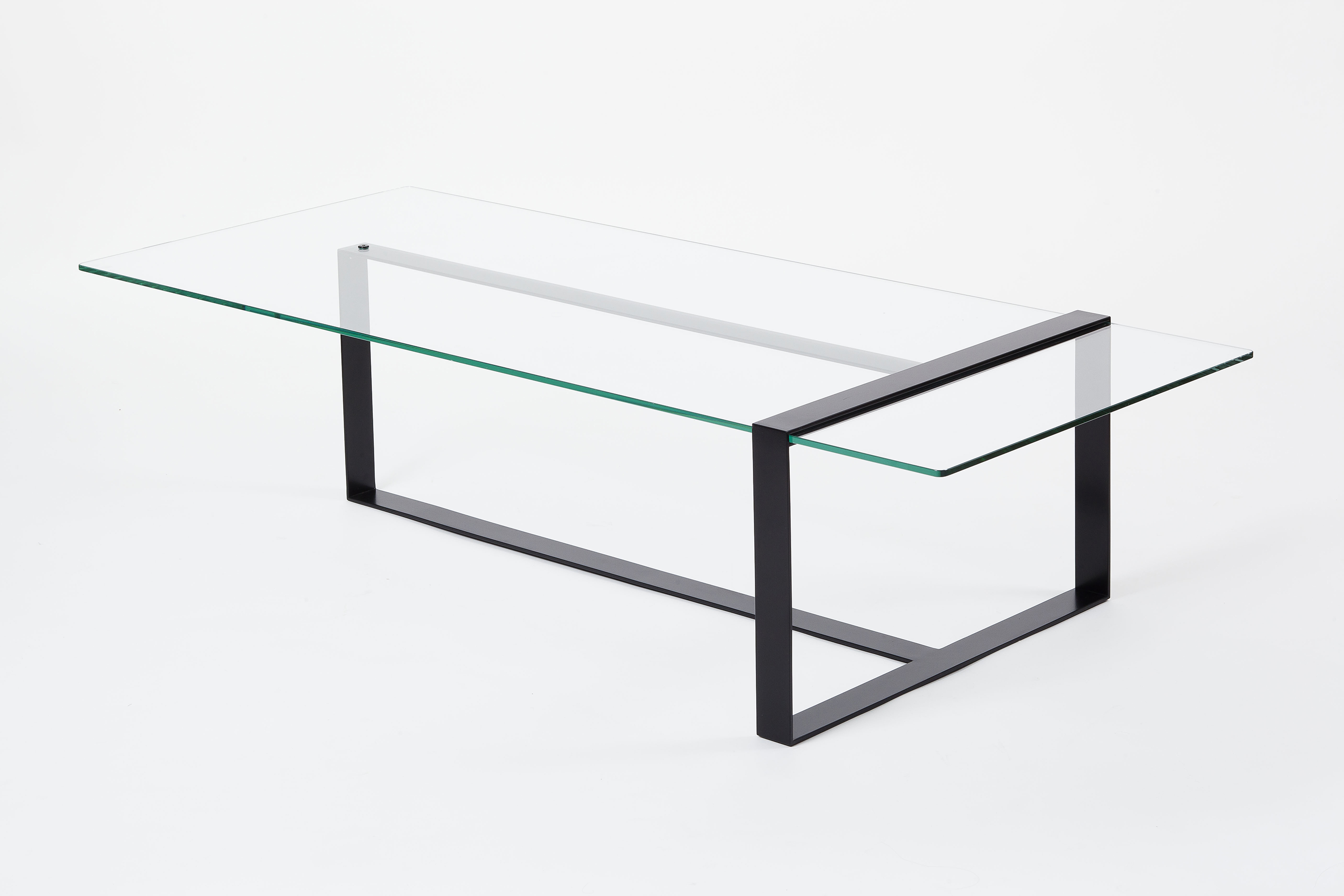Coffee Table in glass and steel