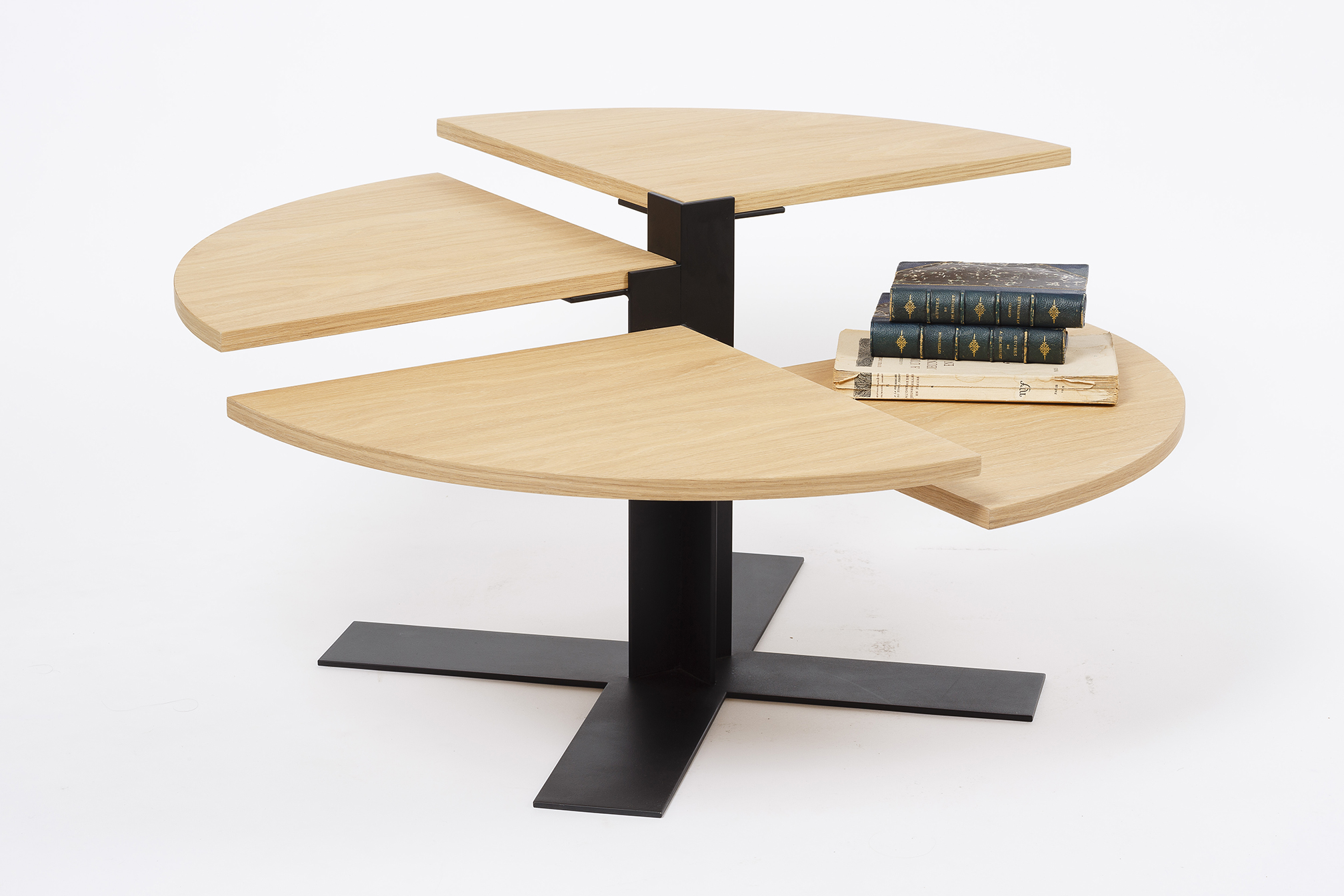 Table basse design bois et métal Mayet